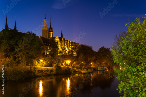 Plakat europa jesień zamek