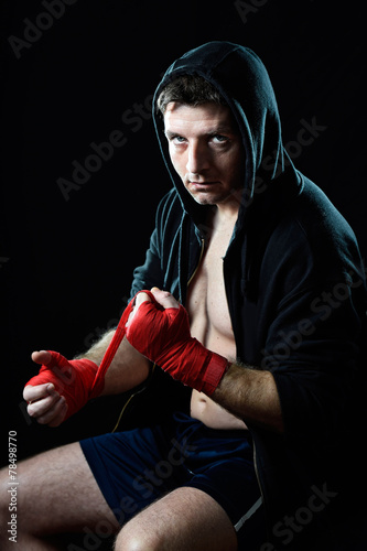 Fotoroleta lekkoatletka mężczyzna boks