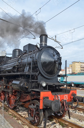 Obraz na płótnie transport lokomotywa maszyna silnik vintage