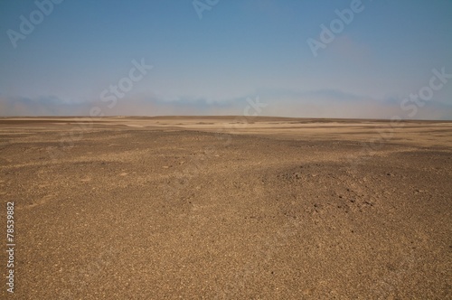 Naklejka krajobraz pustynia niebo perspektywa chmura
