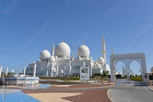 Obraz na płótnie meczet bliski wschód arabia dubaj emirat