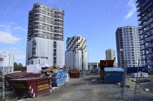 Naklejka wieża niebo architektura nowoczesny monachium