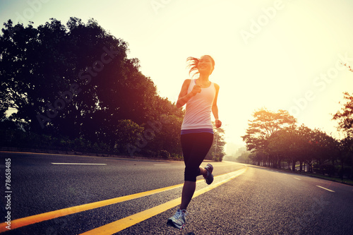 Fototapeta sport jogging ulica