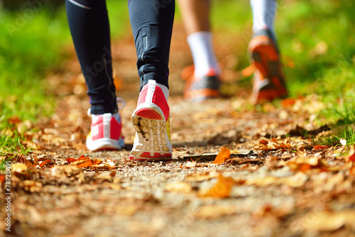 Obraz na płótnie jogging mężczyzna natura