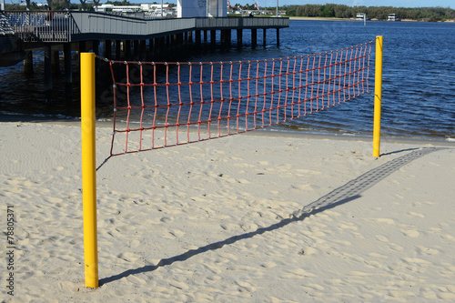 Naklejka sport siatkówka plaża ćwiczenie fitness