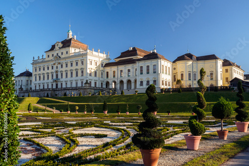 Fotoroleta zamek ogród park ludwig widzieć