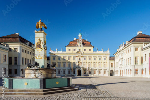 Obraz na płótnie zamek ogród park