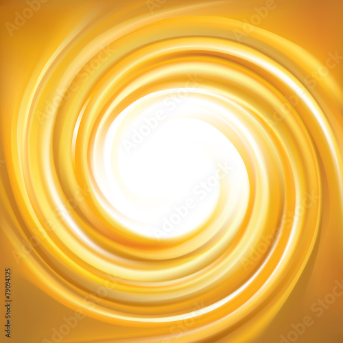 Plakat abstrakcja słońce jedzenie spirala napój