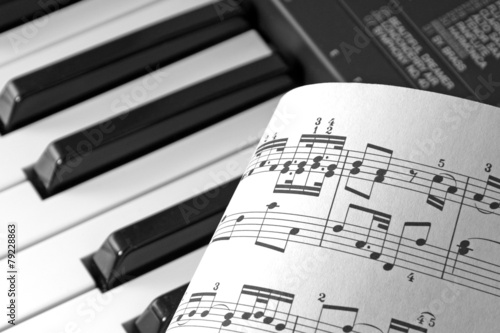 Plakat muzyka sztuka fortepian muzyczny