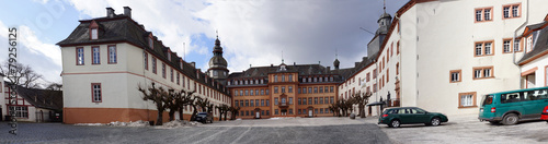 Fotoroleta architektura miasto park zamek podróż