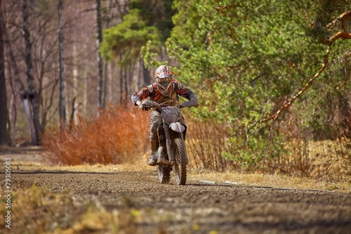 Plakat motocykl motorsport motocross wyścig