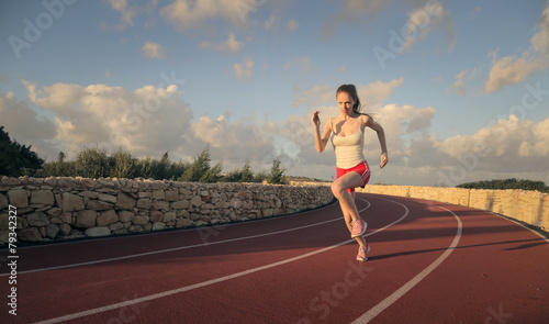 Fototapeta moda zdrowie wyścig sport