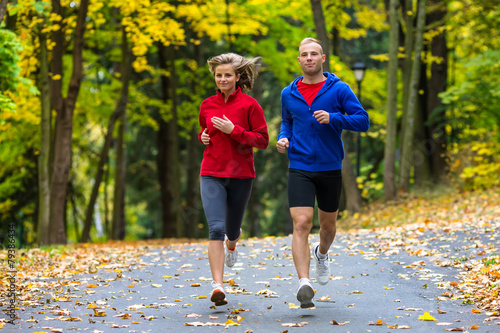 Fotoroleta sport mężczyzna kobieta