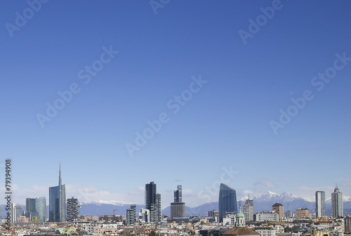 Obraz na płótnie alpy panoramiczny miasto katedra