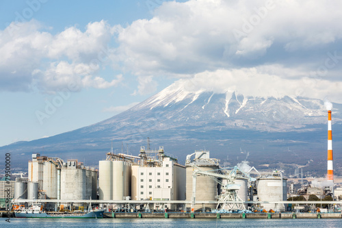 Fotoroleta niebo pejzaż japonia olej