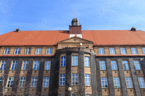 Naklejka miasto vintage architektura stary