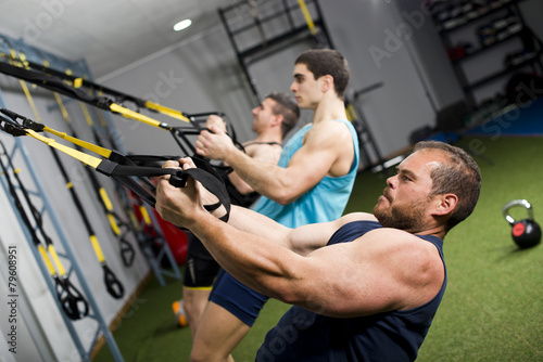 Naklejka ciało ludzie mężczyzna fitness