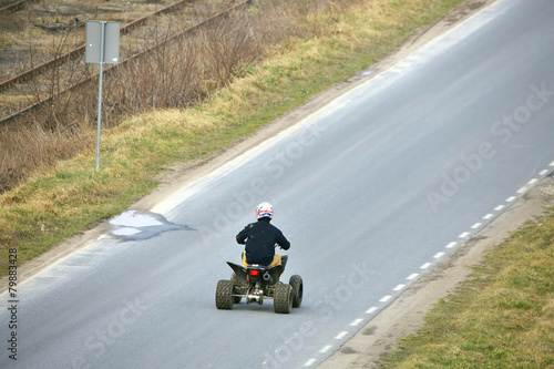 Fotoroleta jazda konna mężczyzna sport motocykl zabawa