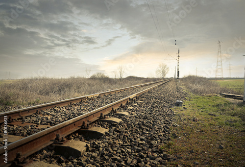 Fotoroleta pejzaż transport natura ulica