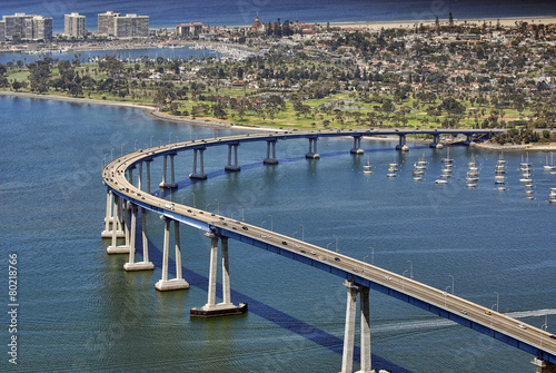 Naklejka most zatoka kalifornia
