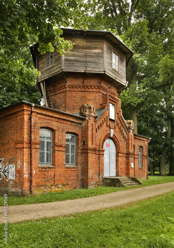 Obraz na płótnie park architektura woda