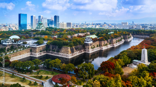 Naklejka drapacz japonia muzeum azja