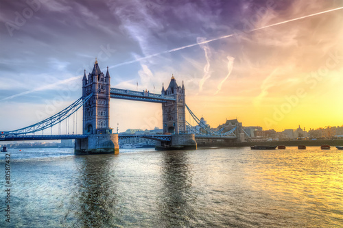 Obraz na płótnie londyn tower bridge anglia most