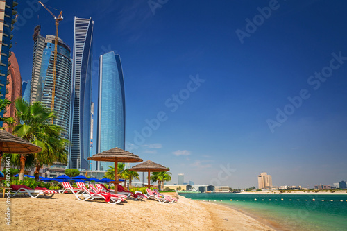 Fotoroleta wieża arabski plaża architektura