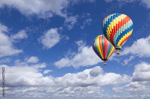Obraz na płótnie sterowiec zabawa błękitne niebo transport balon