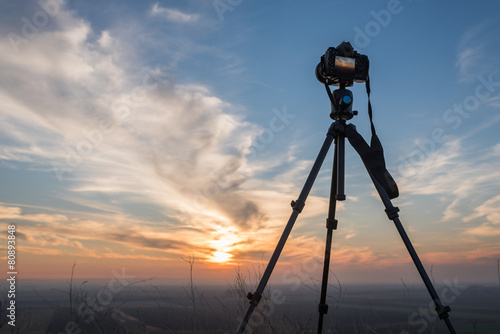 Naklejka nowoczesny spokojny panoramiczny pejzaż