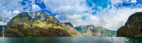 Fotoroleta panoramiczny północ góra morze