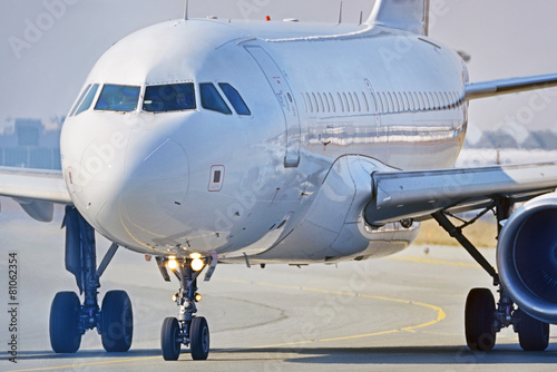 Obraz na płótnie samolot silnik niebo pilot