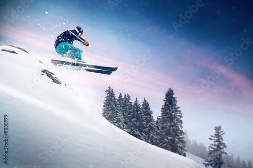 Fotoroleta sporty zimowe snowboard austria trasa narciarska szwajcaria