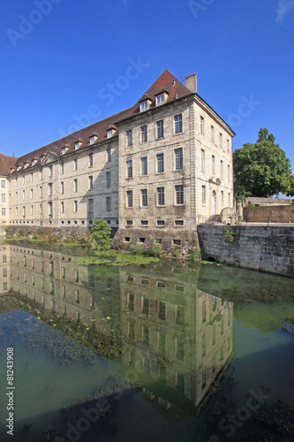 Plakat francja miasto ogród architektura