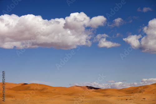 Naklejka panorama wydma pustynia