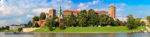 Naklejka park pałac widok