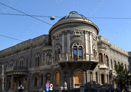 Plakat muzyka łódź pałac architektura polen