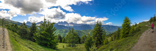 Fotoroleta ścieżka zamontować spacer dolomit 