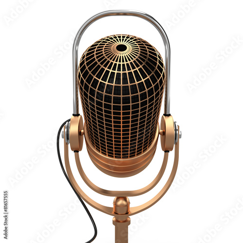 Naklejka mikrofon 3D karaoke