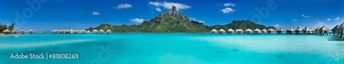 Naklejka wybrzeże panorama tropikalny pejzaż raj