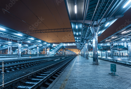 Naklejka metro miejski perspektywa