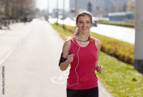 Fotoroleta fitness ludzie kobieta piękny natura