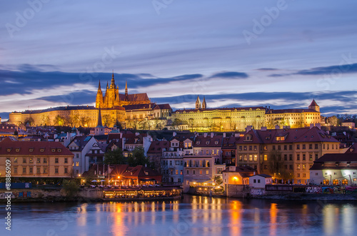 Plakat wieża ulica czechy lato europa