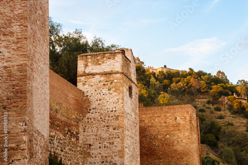 Naklejka miasto arabski architektura hiszpania