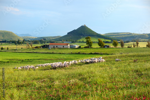 Obraz na płótnie natura panoramiczny wieś