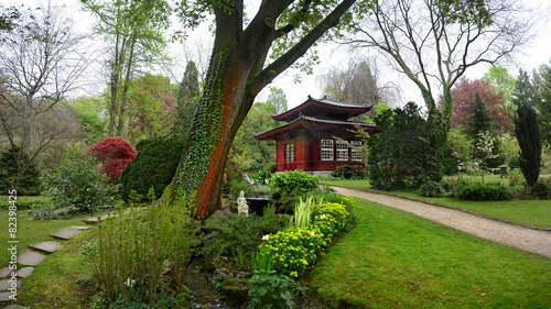 Plakat park azja krajobraz panorama