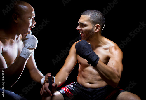 Obraz na płótnie sport lekkoatletka kick-boxing bokser