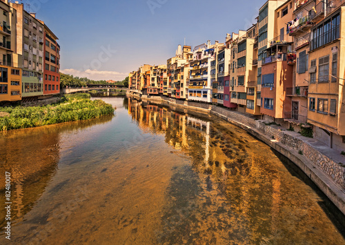 Naklejka katedra barcelona miasto panorama antyczny