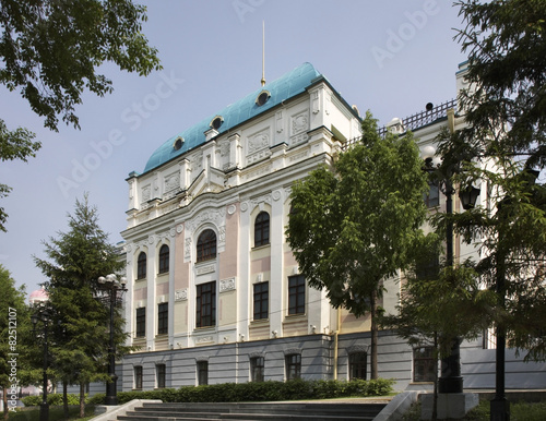 Fototapeta sztuka wschód rosja muzeum drzewa