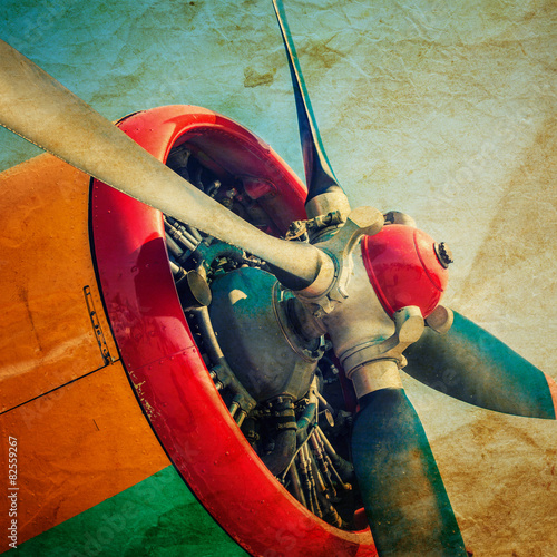 Obraz na płótnie transport stary lotnictwo